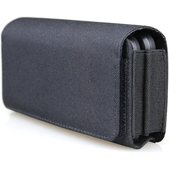 Nylon Dual Phone Holster Pouch Case for iPhone (15 14 13 12 11) Pro Max, iPhone - Picture 7 of 7